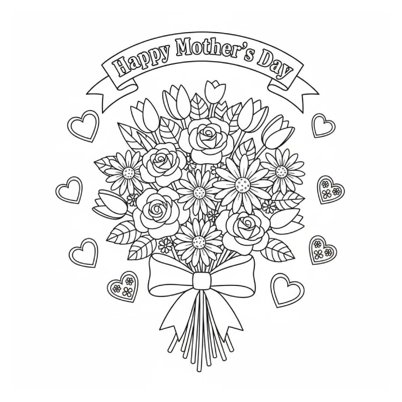 Printable Holiday Coloring Book PDF | Christmas Gift for Kids Instant Download